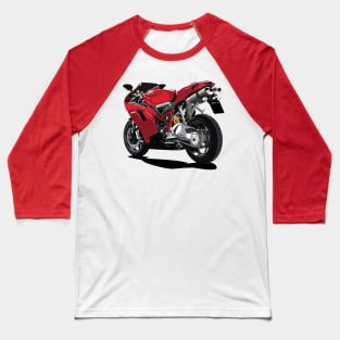 Ducati 848 Cartoon Baseball T-Shirt